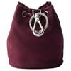 Prada Re-Nylon Speedrock Icon Enamel Metal Triangle Logo Fabric Bag Charm Bag Peripheral Mini Men's Bordeaux Red