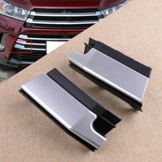 Пара для Toyota Highlander 2017- Крышка заглушка буксировочного крюка переднего бампера 521200E920