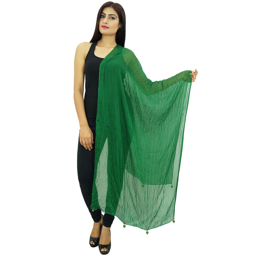 Длинные палантины с запахом на шею из шифоновой смеси Dupatta Women Chunni Indian Scarves
