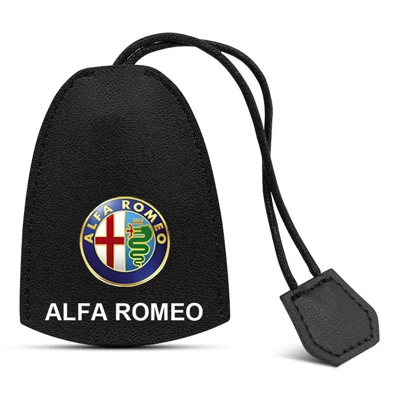 Автомобильные наклейки Для Alfa Romeo Шнурок Логотип Автомобиля Домик для ключей Чехол для ключей Для Alfa Romeo Giulia Stelvio Giulietta 156 159 147 Mit
