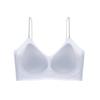 Traceless thin shoulder strap foundation invisible tube top gathering anti-sagging upper support integrated bra summer thin
