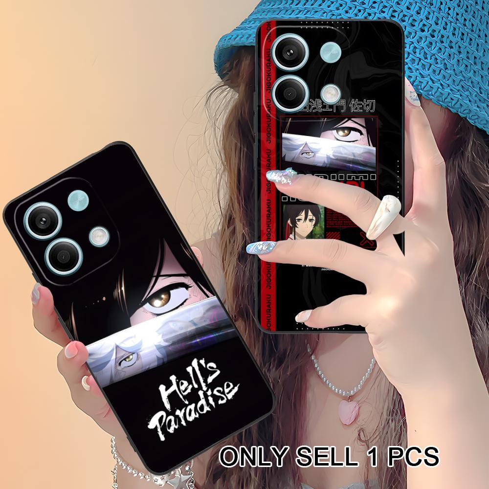 Чехол для телефона Hell's Paradise Sagiri для Xiaomi Redmi Note 14 13 12 11 S Pro Plus 4G 5G Мягкий ТПУ Ударопрочный Чехол