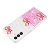 For Samsung Galaxy A55 5G Case Luminous TPU Phone Cover Cute 3D Butterfly Epoxy