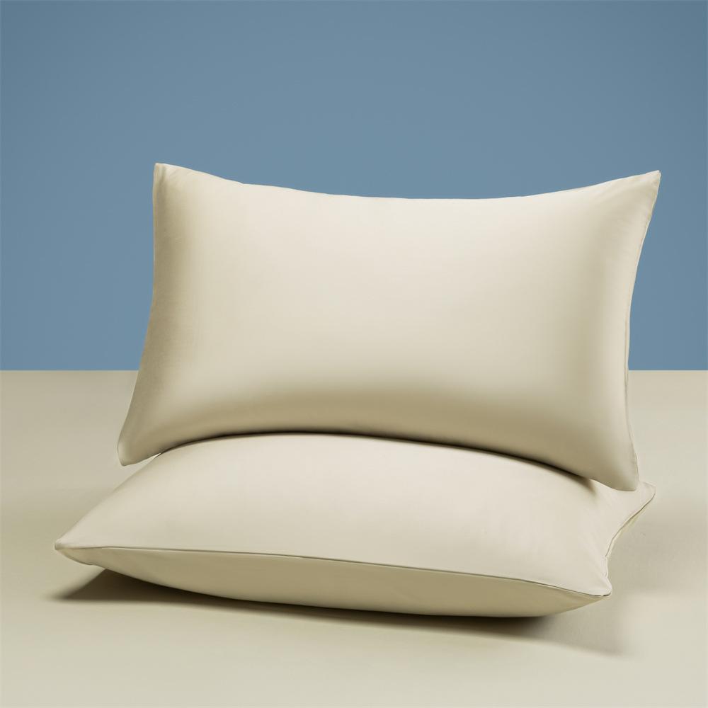 Tencel Lyocell Pillowcase Summer Silky Smooth Solid Color Silk Cool Pillow Towel Pillowcase