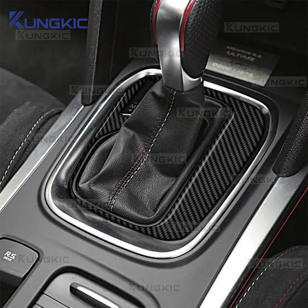 Мягкая наклейка из углеродного волокна для Renault Megane 4 2016 2017 2018 2019 2020 2021 2022 2023-2025 Автоматическая/АКПП отделка рычага переключения передач автомобиля