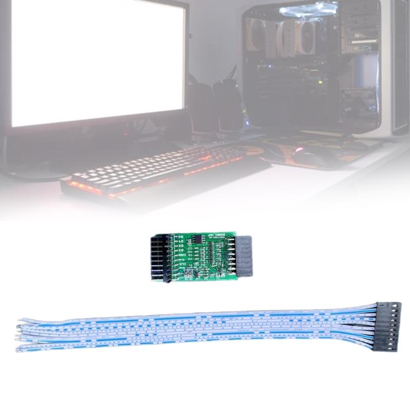 XGecu EMMC-ISP VER1.00 Специальный адаптер для T48 (TL866-3G) Программатор для внутрисхемного программирования микросхем EMMC