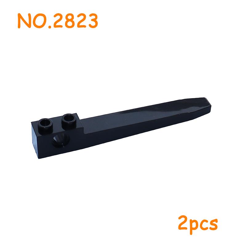MOC Rotor Blade Large Straight with 3L Brick Fan Blades Propeller 3 Blade Windmill Technical Parts Two Hole Building Blocks