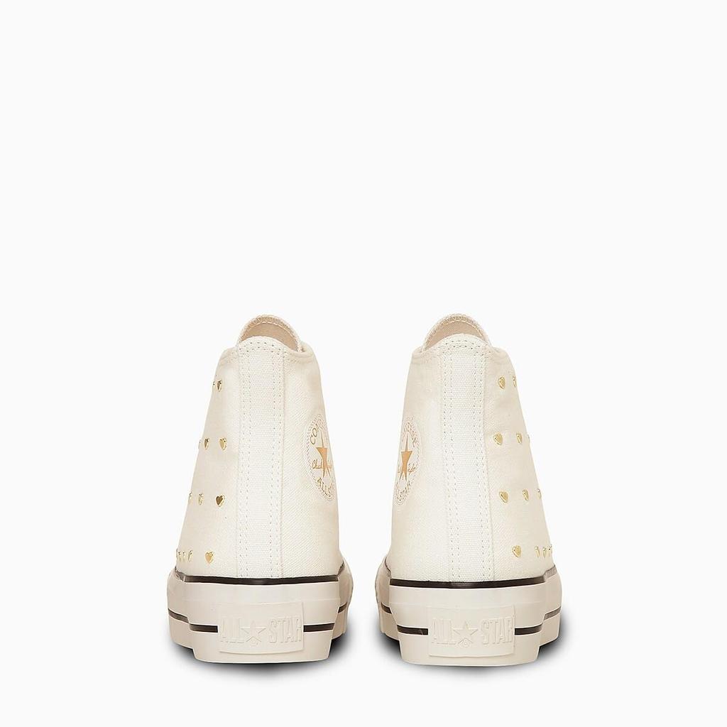 All Star PLTS Сердечки Студс HI Белые