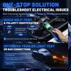 VDIAGTOOL V200 Автомобильный электрический тестер цепи 6В-30В Автомобильный набор зондов питания Тестер электрической системы ЖК-дисплей Тестер напряжения