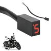Motorcycle Shift Lever Sensor Motorcycle Exterior 5 Gears LED Display Gear Indicator