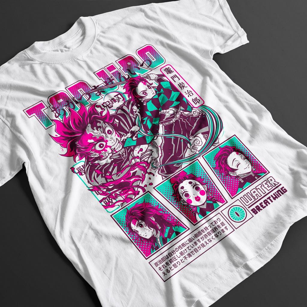 High Street Animation Poster Printed Short Sleeve Casual Loose Streetwear Sports Cotton Top Crew Neck Unisex Comfort Top