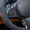 Для BMW 5 серии G30 X4 X3 G01 G02 17-21 M Sport ABS из углеродного волокна, кнопка на руле автомобиля, наклейка на рамку автомобиля