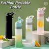 Модная спортивная бутылка для воды, увлажняющая красота, портативная чашка для воды, красивая пищевая пластиковая бутылка для воды, чашка для велоспорта на открытом воздухе