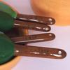 Cartoon Cactus Measuring Spoons Set Lead-free Earthenware Ceramic for Kitchen Home Ornaments