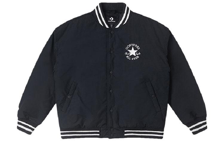 Converse Бейсбольная куртка мужская черная 10025261-A03