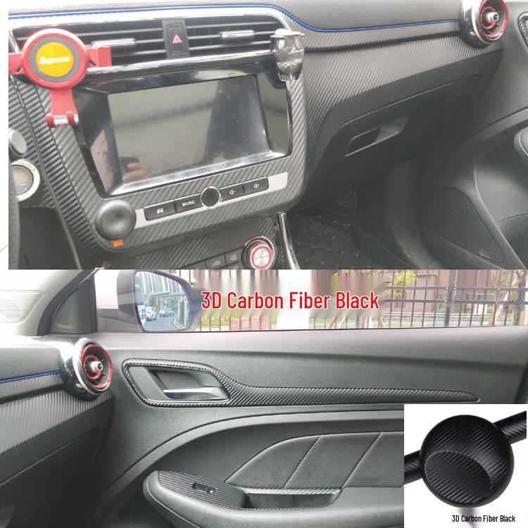 17-19 MG ZS Carbon Fiber Interior Stickers: Center Console & Gear Shift Decoration