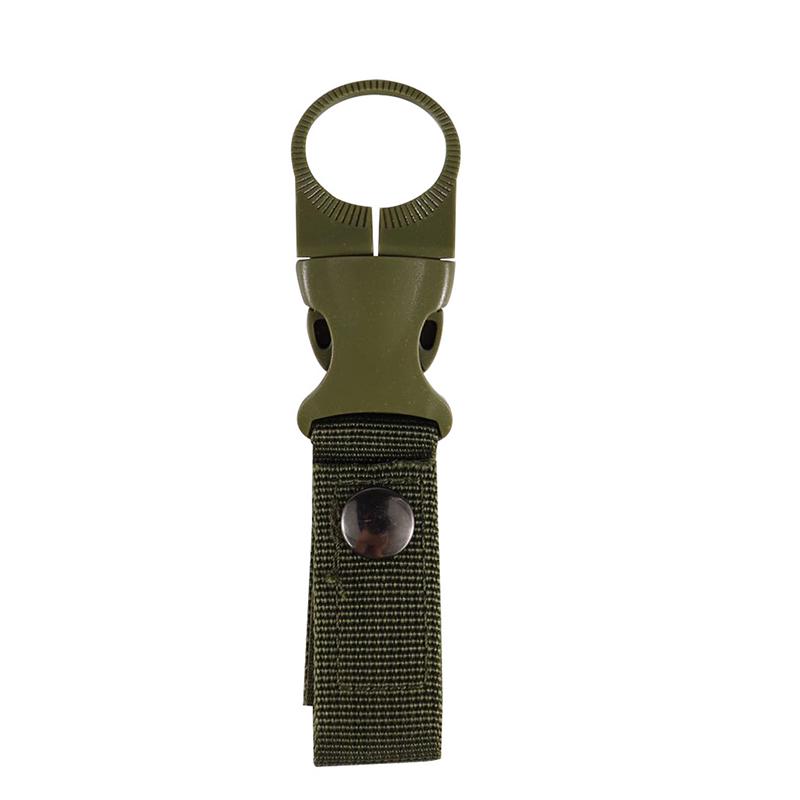 Water Bottle Holder Clip Outdoor Camping Hiking Tactical Hanging Belt Buckle