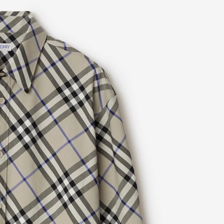 Burberry checked cotton shirt 80876361