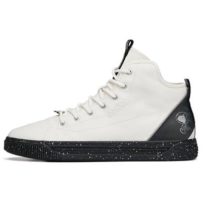 Snoopy X Collaboration Trendy High-Top Sneakers Men Sneakers White Black 912138601-2