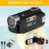 Video Camera Camcorder Retro Handheld Digital Camera with 2.7 Inches Display Screen 16X Zoom Camcorder for Home Office Outdoor
