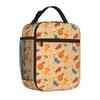 Pikmins Family Cute Fun Tote Insulated Lunch Bag Game Anime Handheld Food Bag Leakproof Thermal Cooler Picnic Spacious Bento Box