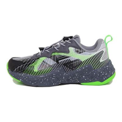 Li Ning Удобные Универсальные Нескользящие Амортизирующие Износостойкие Легкие Повседневные Туфли Детские Кроссовки Черный Серый Зеленый YKCS120-11