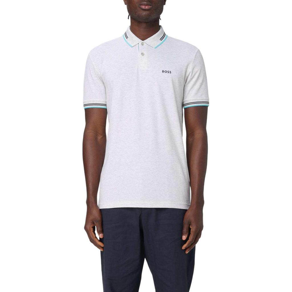 HUGO BOSS Logo-Embroidered Short-Sleeved Polo Shirt 50506193-057