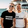Футболка Groom Squad Best Man, футболки Team Future Groom, футболки Single Farewell Bachelor Stag Party, футболка с надписью «Помолвка», топы с графическим принтом EVG