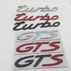 1pcs 3D Metal Turbo GTS Car Fender Emblem Side Rear Trunk Tail Badge Stickers Styling Auto Accessories for SUV Trunk