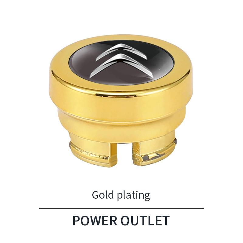AIJ4 Citroen Car Cigarette Lighter Dust Plug Socket Cover Cap For Citroen C2 C3 C4 C5 Cactus Auto Interior Accessories (6 Colors)