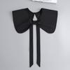 New Fake Victorian Stand Up Collar White Black Lace Collars Detachable For Women Blouse Lapel Shirt False Collar Woman
