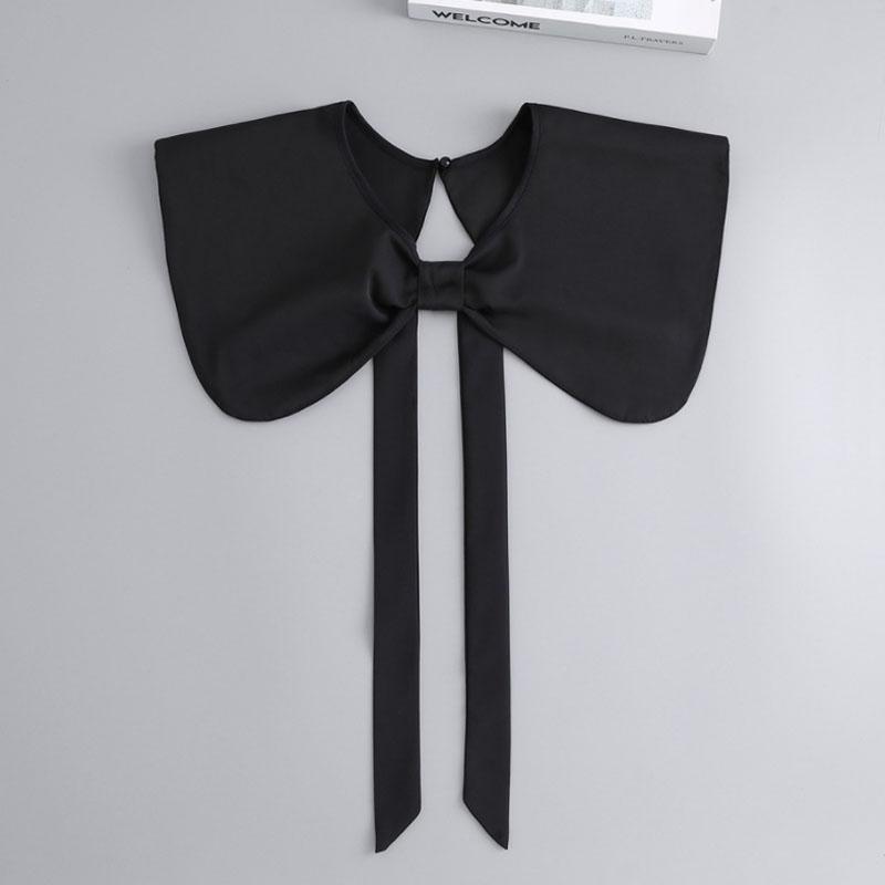 New Fake Victorian Stand Up Collar White Black Lace Collars Detachable For Women Blouse Lapel Shirt False Collar Woman