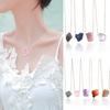 Natural Stone Irregular Multi-color Clavicle Chain Necklace With Accessories