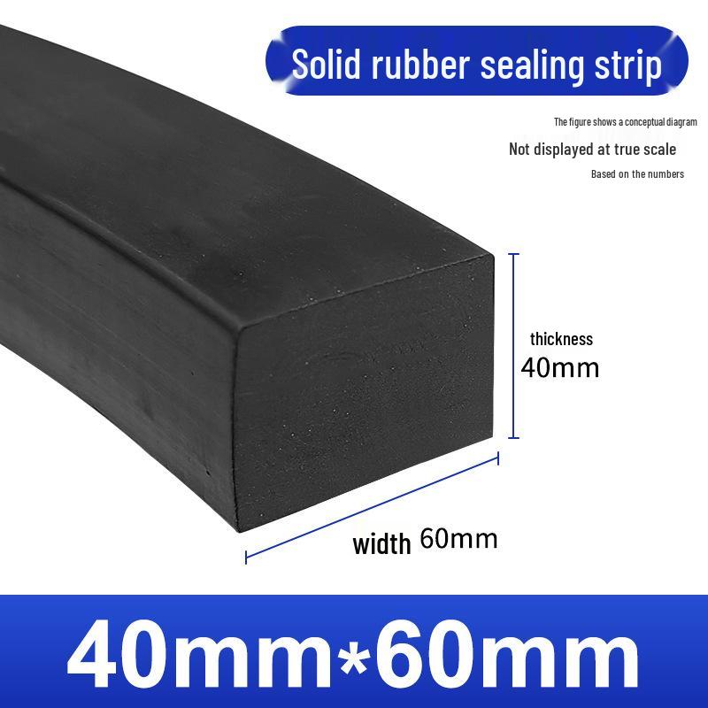 Nitrile Rubber Strip: Oil & Pressure-Resistant Shock Absorbing Glass Pad for Sealing & Joint Support