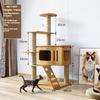 Multi-Level Cat Climbing Frame For Indoor With Scratching Posts Scratching Boards Perches Caves Large Cat Tree Tall Cats Tower