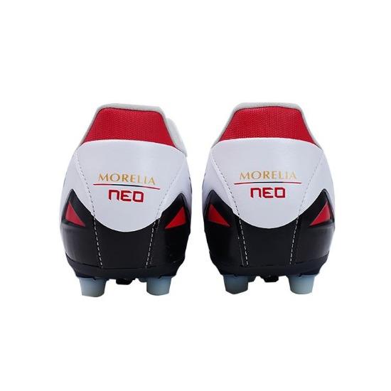 Mizuno Morelia Neo 4 Круглый носок AG (Резиновые короткие шипы) Нескользящие Прочные Футбольные Бутсы Мужские Футбольные Бутсы Белые P1GA233509