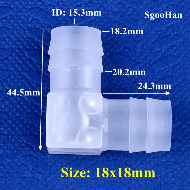 10 шт. 4~25 мм полипропиленовые угловые соединители, фитинги для аквариума, воздушный насос, аэратор, 90-градусное колено, садовое орошение, медицинские шланговые соединения