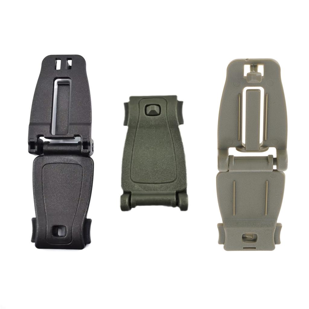 2Pcs/set Tactic Backpack Strap Management Clip for Webbing Multipurpose Backpack Strap Clip Webbing Dominator Buckle