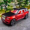 1:32 Scale Alloy Model Car for Cullinan, Zinc Alloy Pull Back Toy Car with Sound and Light, Luxury SUV Miniature Metal Vehicle Collectible Toys