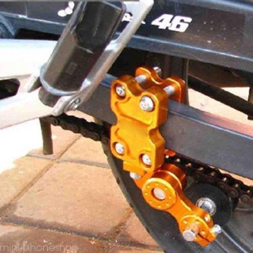 Portable Motorcycle Aluminum Adjuster Chain Tensioner Bolt On Roller Tool