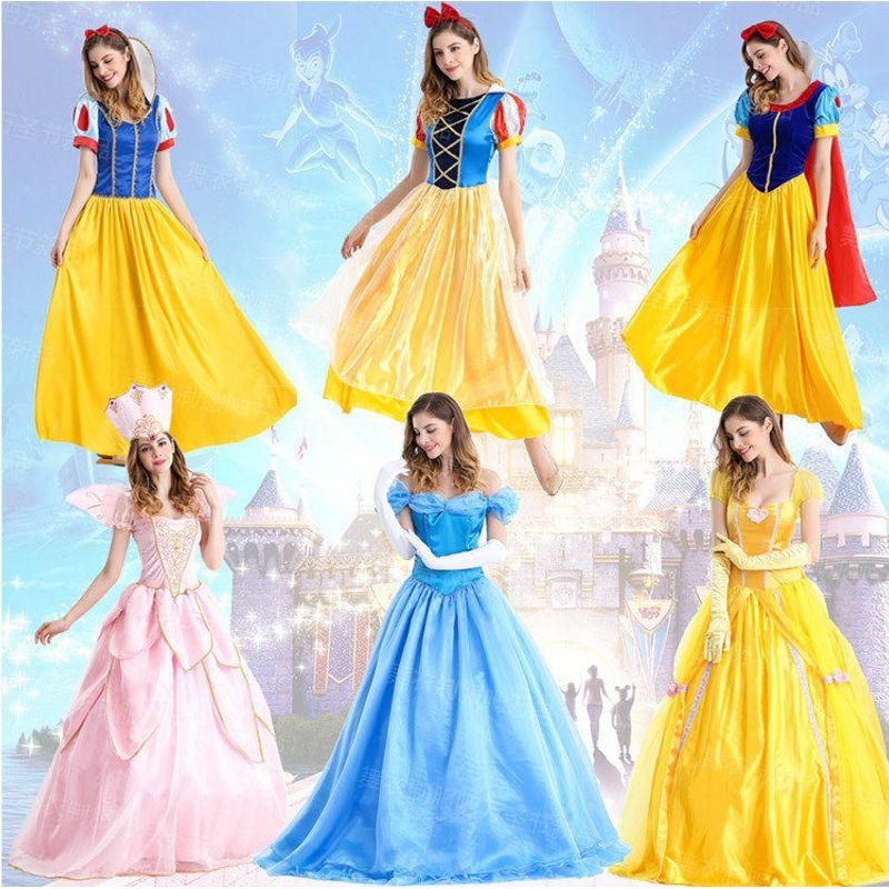 Halloween Fairy Tale Snow White Dress Cinderella Cinderella Adult Fairy Godmother Performance Costume
