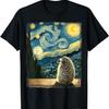 Футболка «Звездная ночь» в стиле Ван Гога с ежиком