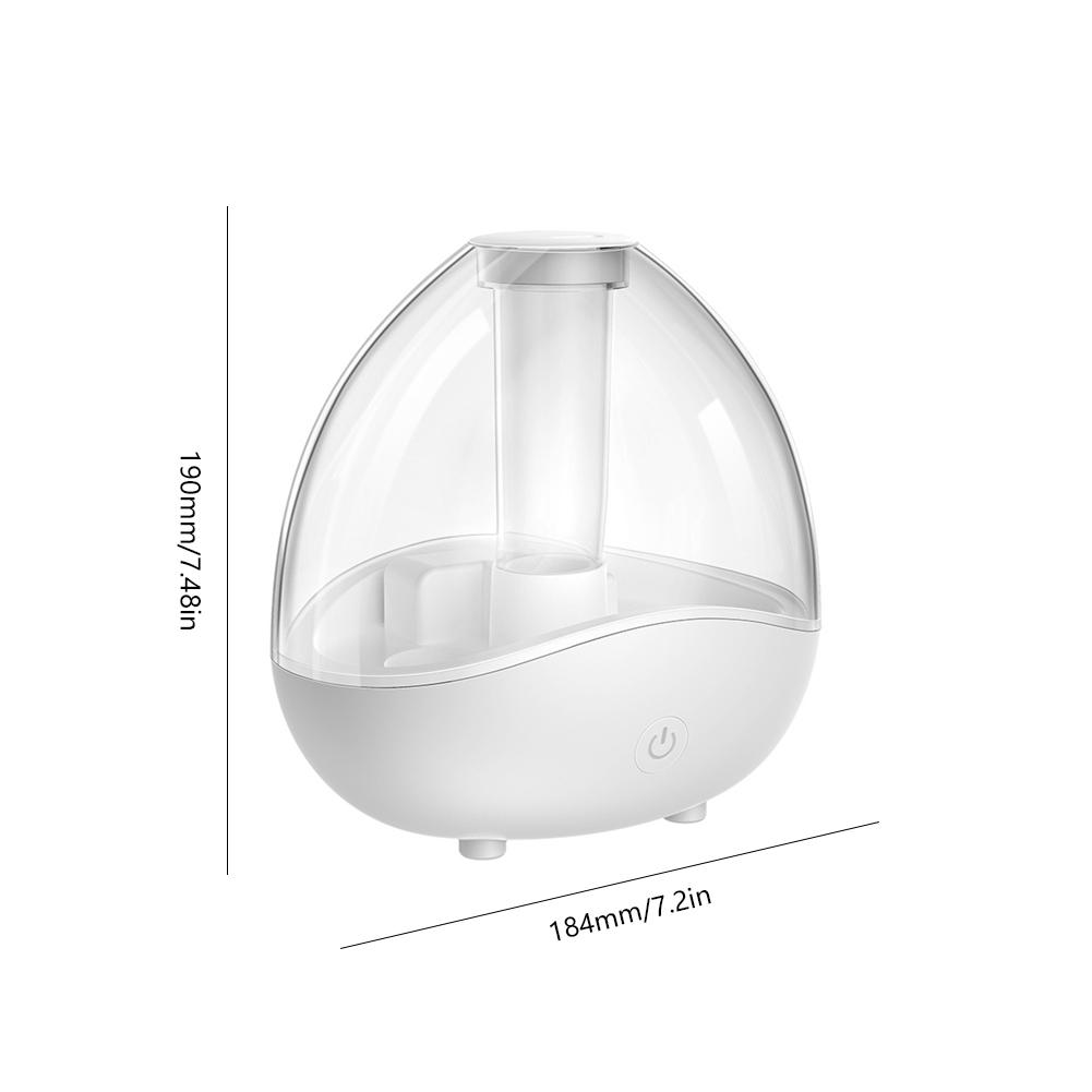 Ультразвуковой увлажнитель воздуха, бесшумные диффузоры эфирных масел с многоцветным световым туманом, 2-х скоростные увлажнители для спальни, офиса
