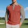 Autumn Mens Loose Fit Long Sleeve Polo Shirt For Golf Casual