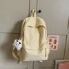 Schoolbag high-value schoolbag female college student Korean version niche high school backpack simple and versatile junior high school student 