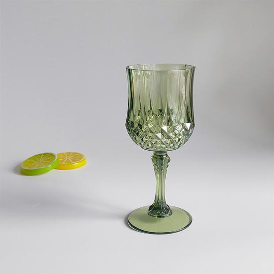 Yousheng 12 шт. бокалы для вина Cordial Goblet Glasses 220 мл многоразовые пластиковые коктейльные бокалы для свадеб вечеринок
