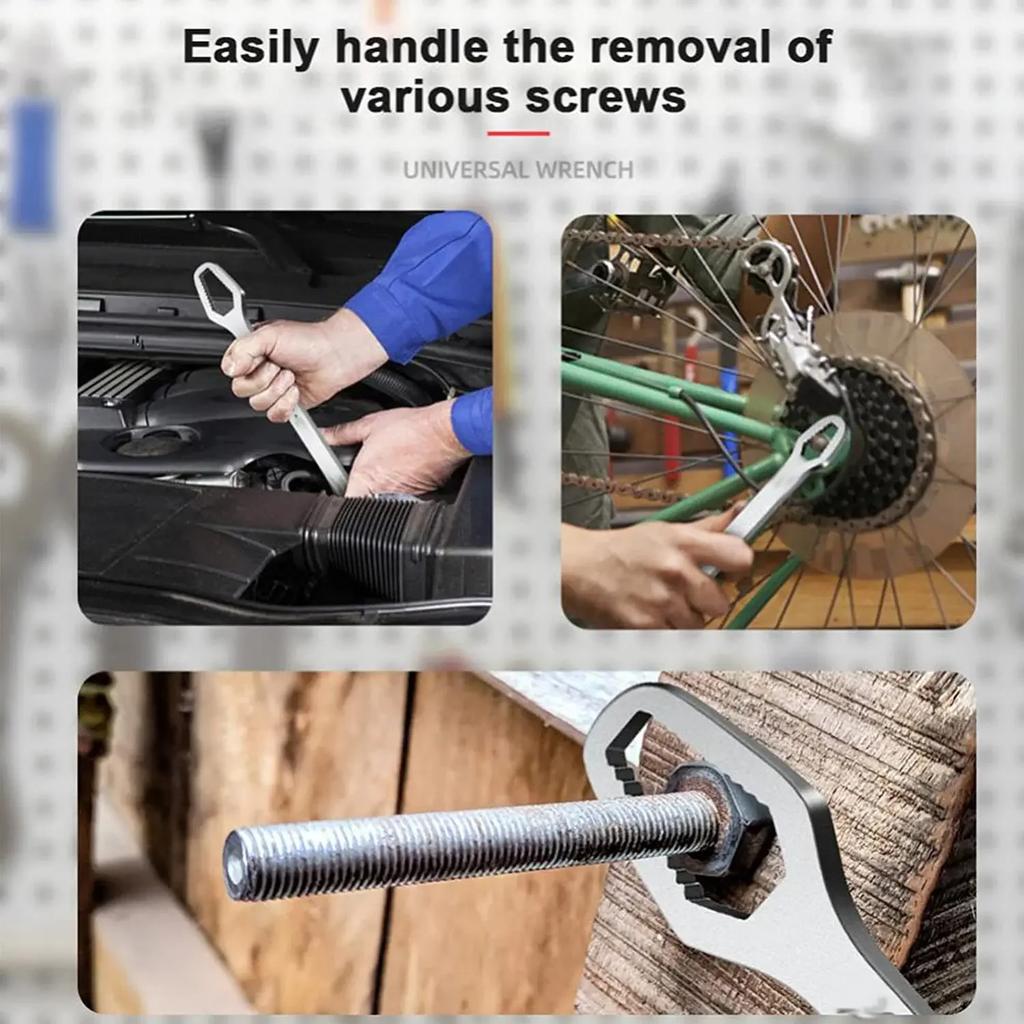 Универсальный ключ Torx 3-17/ 8-22/ 8-24 мм Самозатягивающийся регулируемый ключ Плата Двухсторонний ключ Torx Ручные инструменты для завода