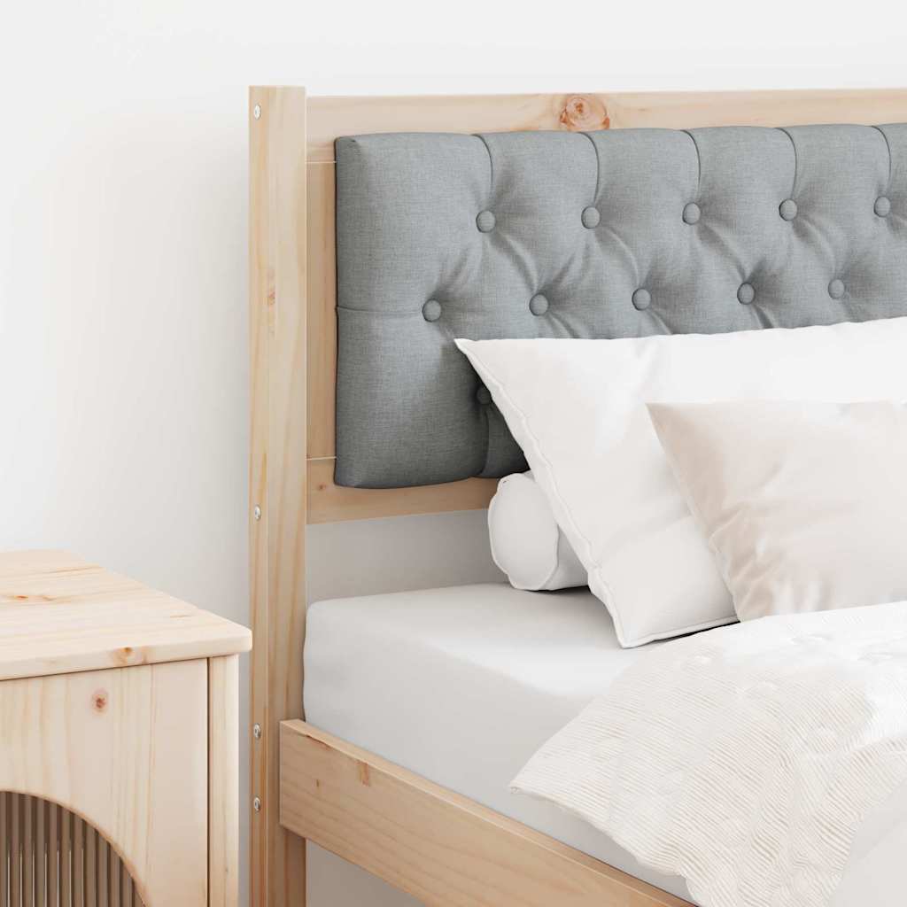 Headboard Other Brown and Light Gray 75 cm Solid Pine Wood