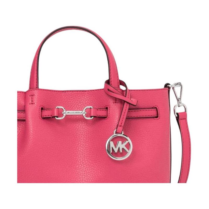Michael Kors Логотип бренда Carson классическая сумка-тоут сумка-тоут сумка для покупок кожаная сумка-тоут маленький размер женская красная
