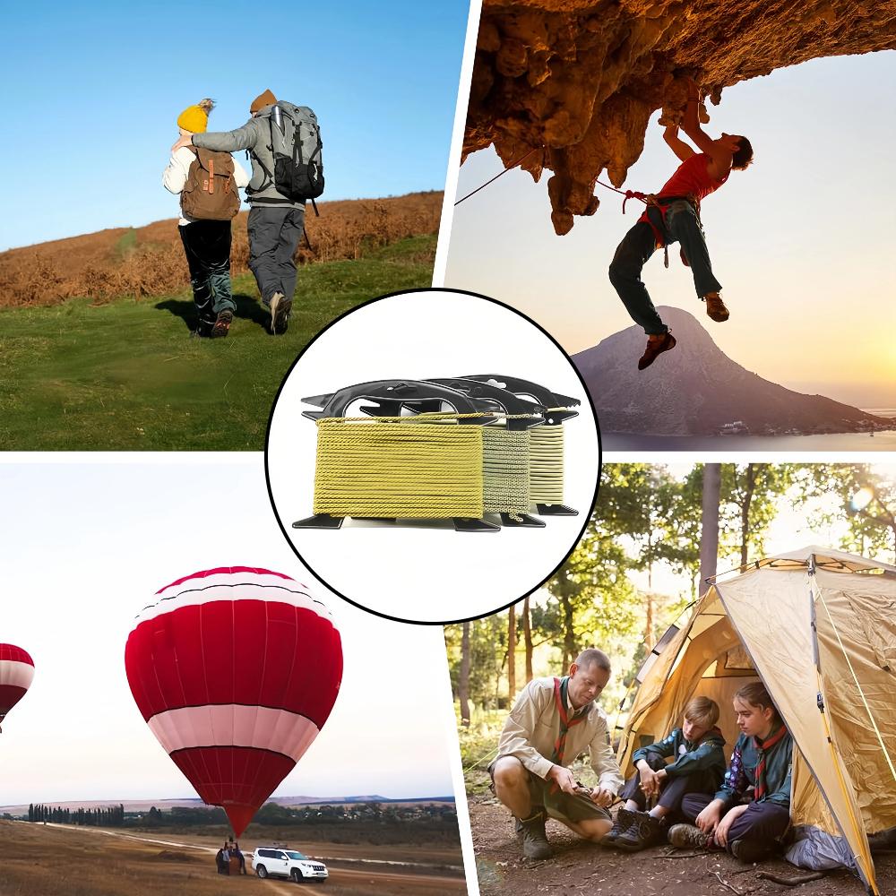 Rope Winder Cord Ladder Spool Line Organizer Tent Guy Line Tool Rope Winding And Storage Tool Line Winding Disk Camping Fishing
